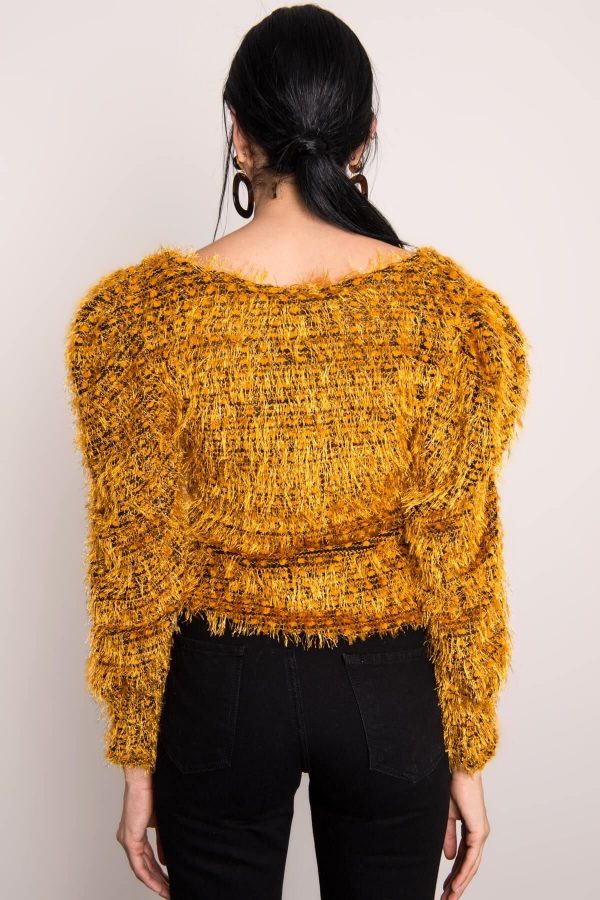 BSL mustard sweater