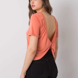 Peach casual blouse Giselle RUE PARIS