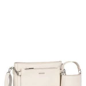 Beige women's bag made of eco-leather LUIGISANTO