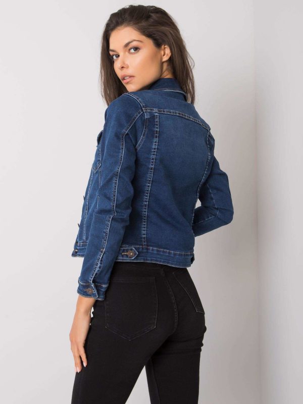 Aiesha Blue Short Women's Denim Jacket