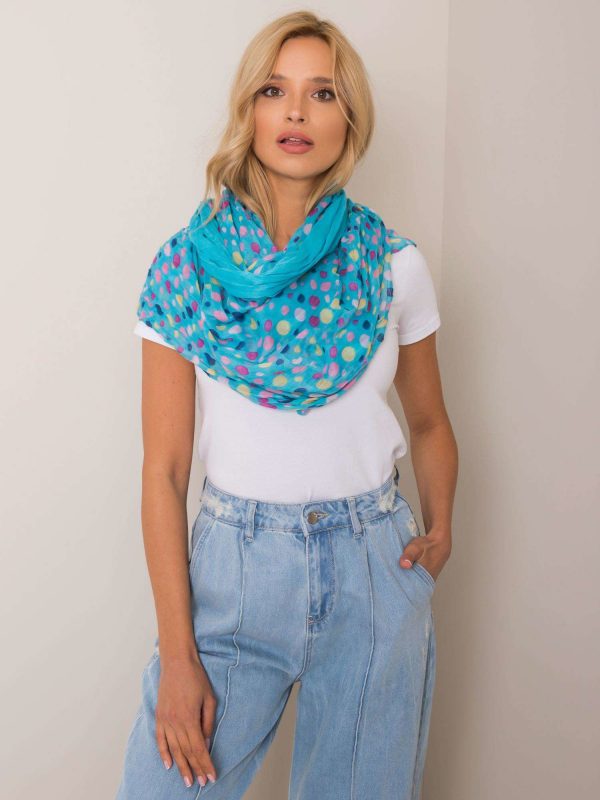 Blue dots scarf