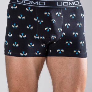 Black Printed Men's Boxer Shorts