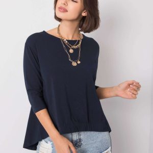 Lexy navy blue blouse