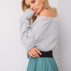 Light blue oversized sweater Stella OCH BELLA