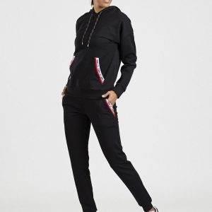 TOMMY LIFE Black sweatpants