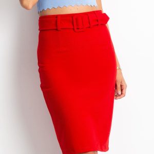 Verne Red Skirt