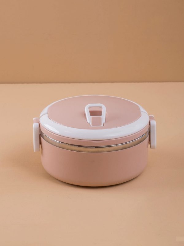 Dirty pink lunch box