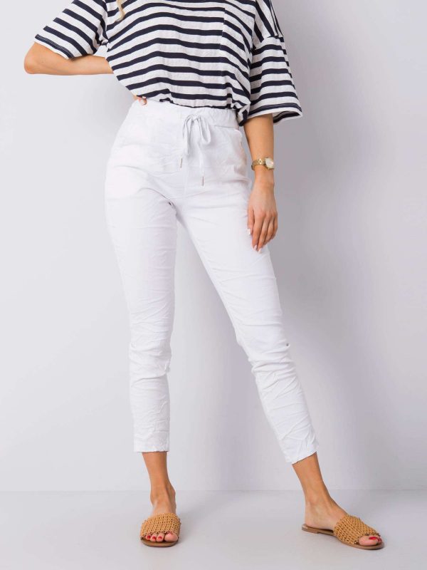 White pants from Marisa fabric