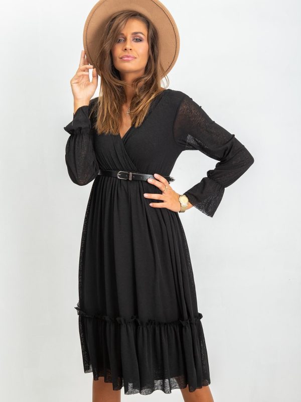 RUE PARIS Black Dress Boom