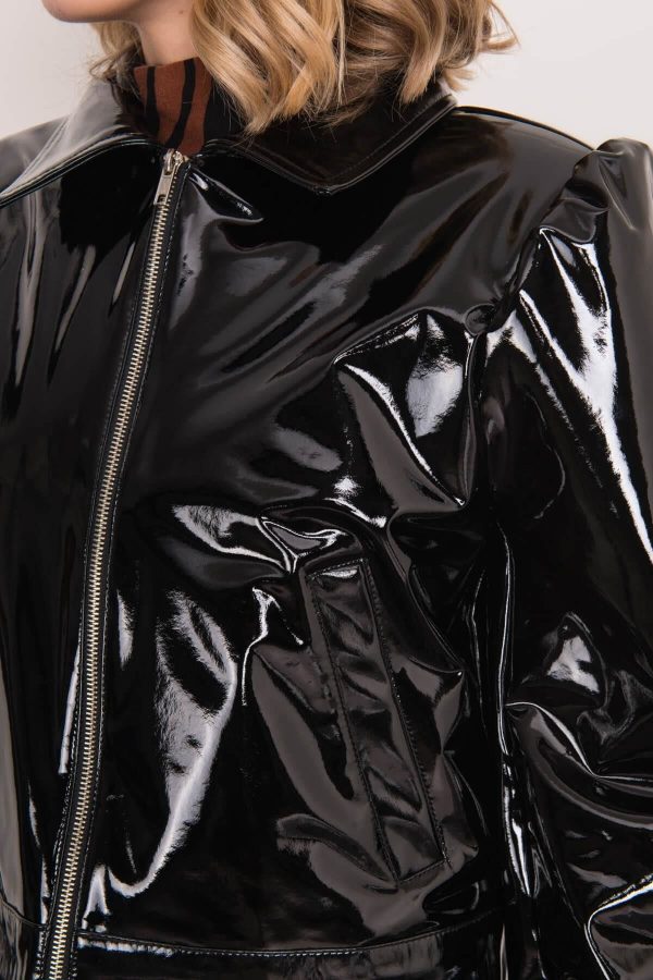 Black lacquered jacket BSL