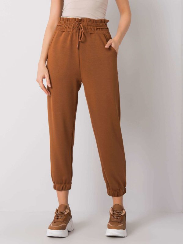 Sandra RUE PARIS brown sweatpants