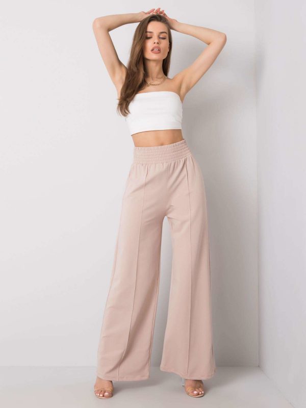 Beige wide sweatpants Santiago RUE PARIS