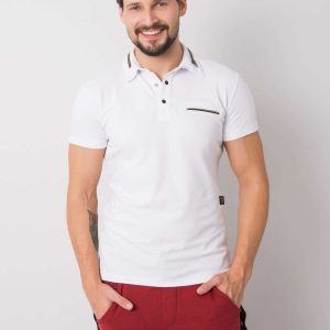 Men's White Jett Polo Shirt