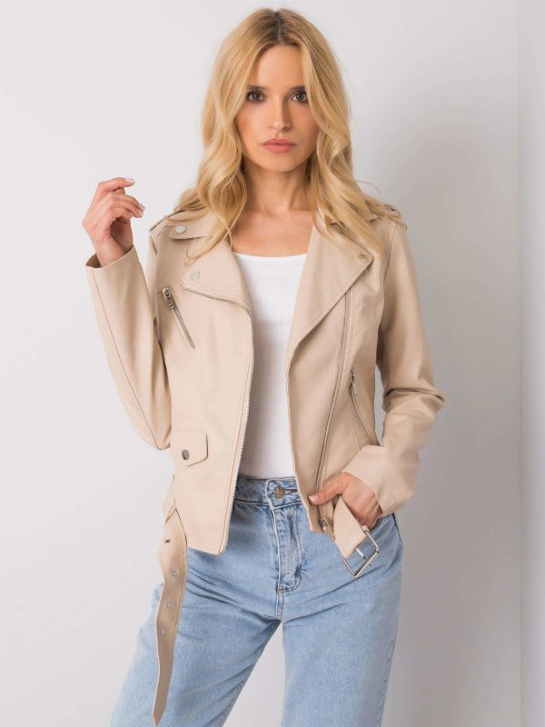 Beige Ramone Jacket Lorreina