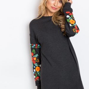 Dark gray tunic Vanessa