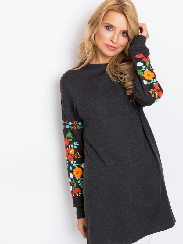 Dark gray tunic Vanessa