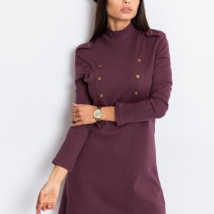 RUE PARIS Plum dress Etna