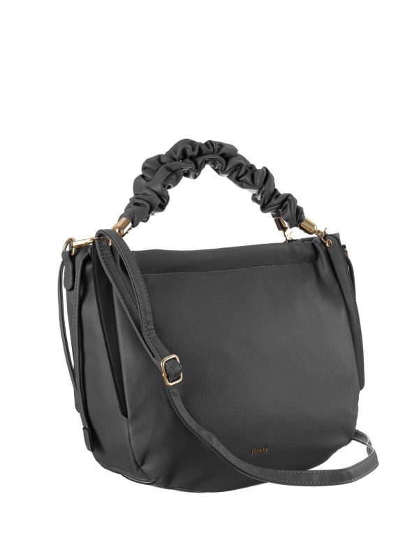 Grey Eco Leather Ladies Bag