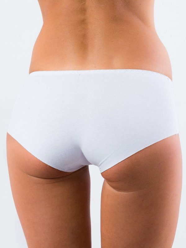 3 PAK Women's White Seamless Panties