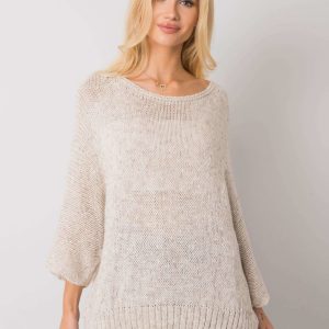 Beige oversized sweater Cilles OCH BELLA