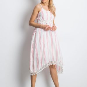 White and pink dress Acceptable