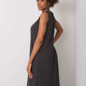 Black and white polka dot dress Chanda