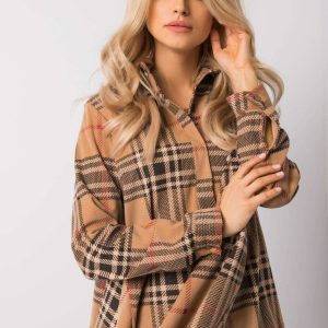 Dark beige tunic Gizelle