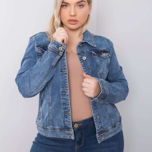 Margit Blue Plus Size Denim Jacket