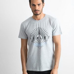 Grey Men's Cotton T-Shirt