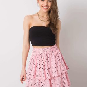 Light pink skirt with ruffle Tatianna SUBLEVEL