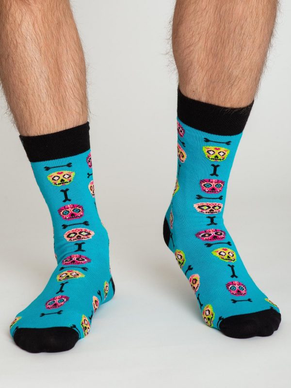 Men's turquoise socks