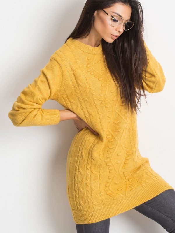 RUE PARIS Moment mustard sweater