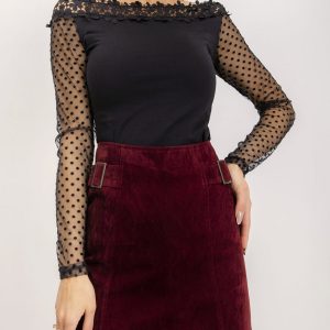 BSL Burgundy skirt