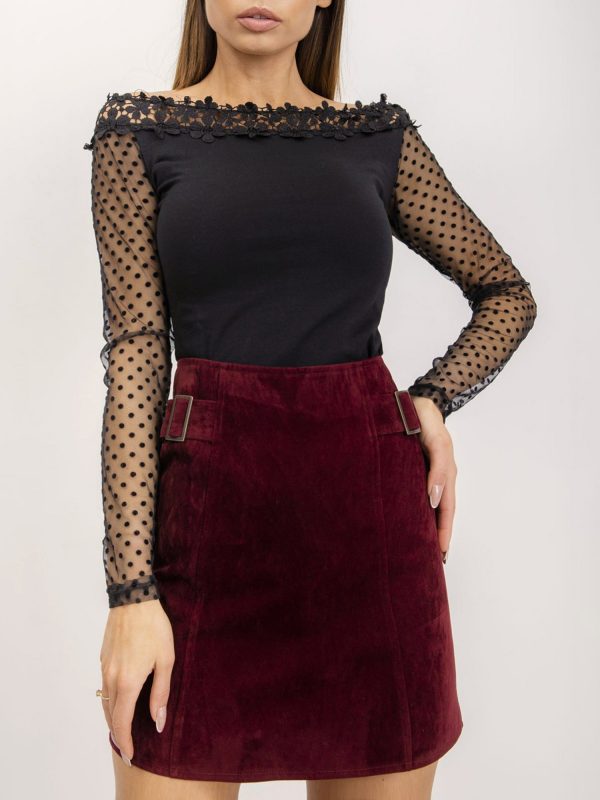 BSL Burgundy skirt