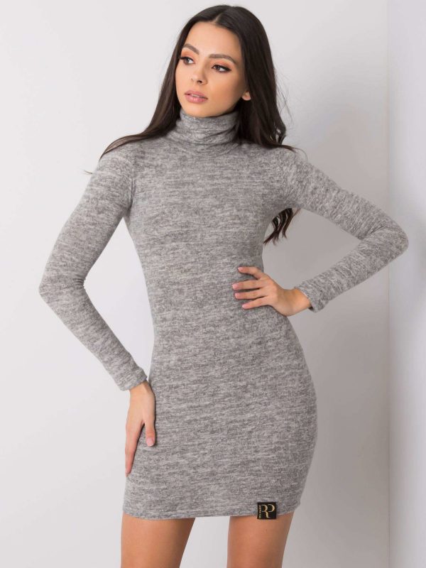 Grey melange dress Ercilia RUE PARIS