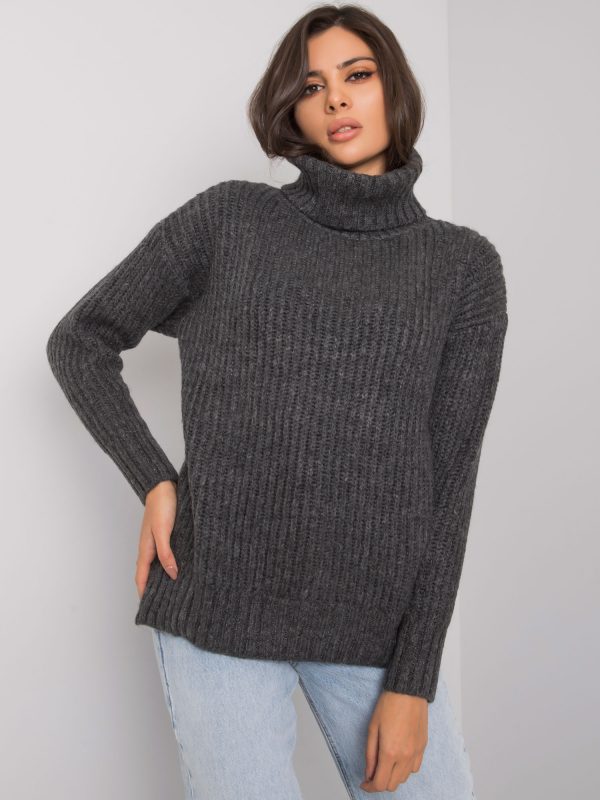 Dark grey sweater Neva RUE PARIS