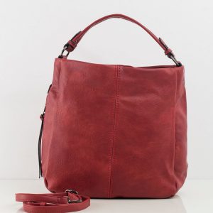 Dark Red Eco Leather Bag