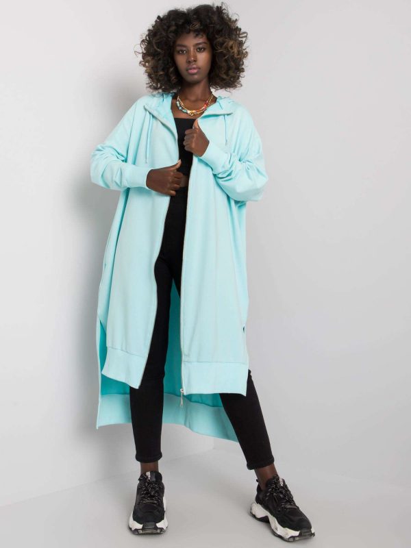 Carlina's mint long hoodie