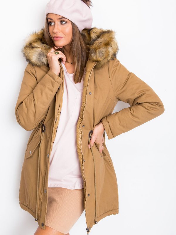 Dark beige double-sided Nelly jacket