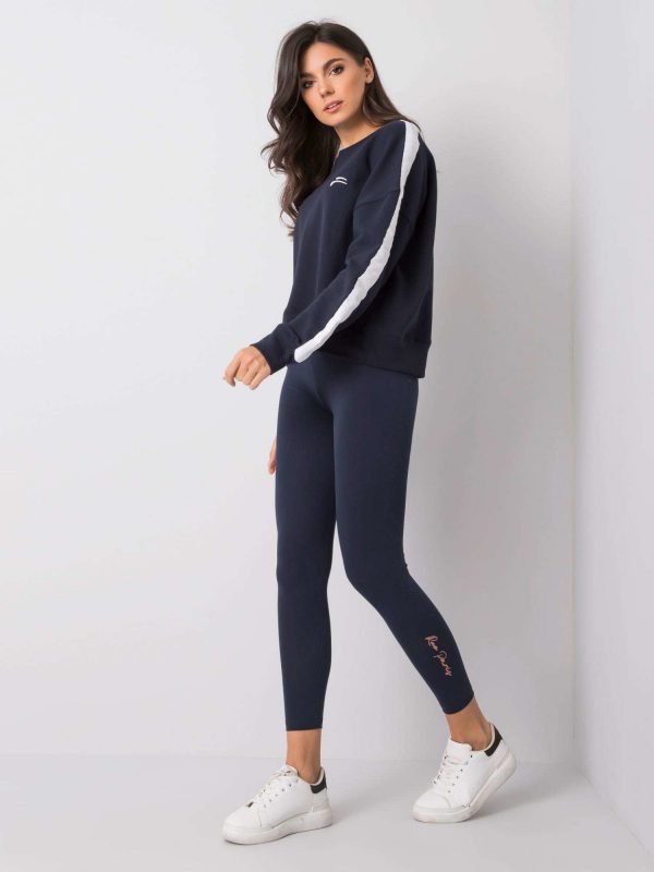 Angie RUE PARIS Navy Leggings