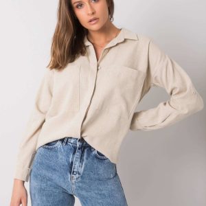 Beige shirt Teagan RUE PARIS