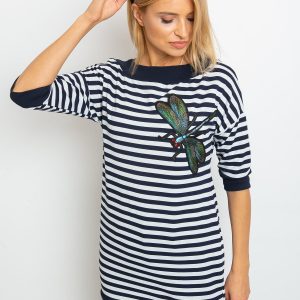 Navy blue tunic Emma