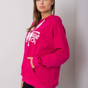 Anahita Fuchsia kangaroo sweatshirt