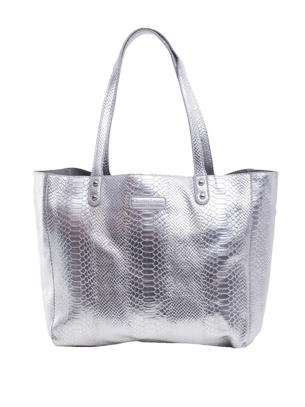 Silver Shopper Bag