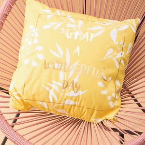 Yellow Decorative Pillow