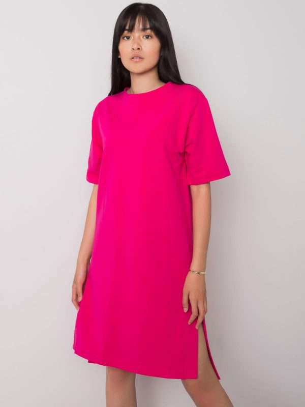 Fuchsia casual dress Mistee RUE PARIS