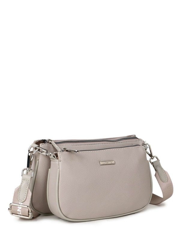 LUIGISANTO grey double bag