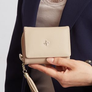 Beige wallet