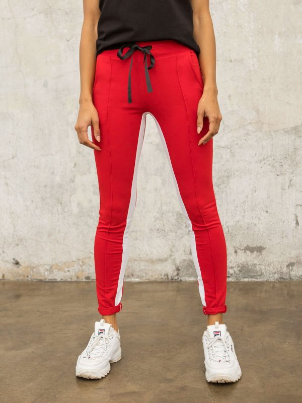 Red Defined sweatpants