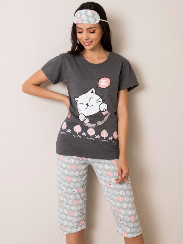 Graphite Mint Printed Women's Pyjamas